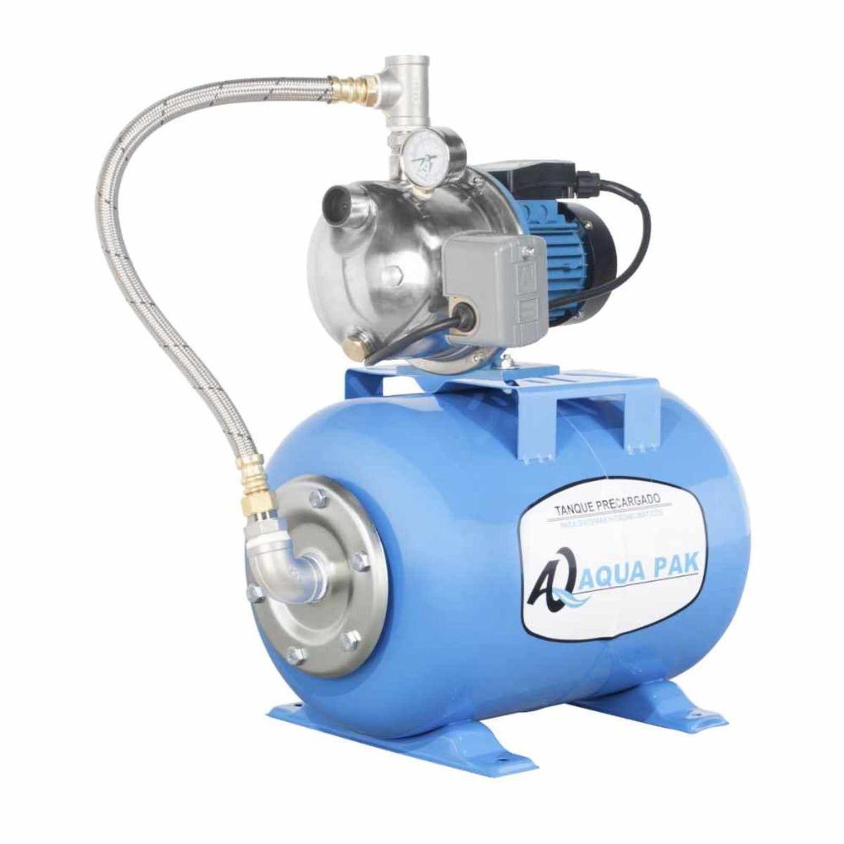 SISTEMA HIDRONEUMATICO AQUAPAK 50 LITROS 0.5 HP 110V