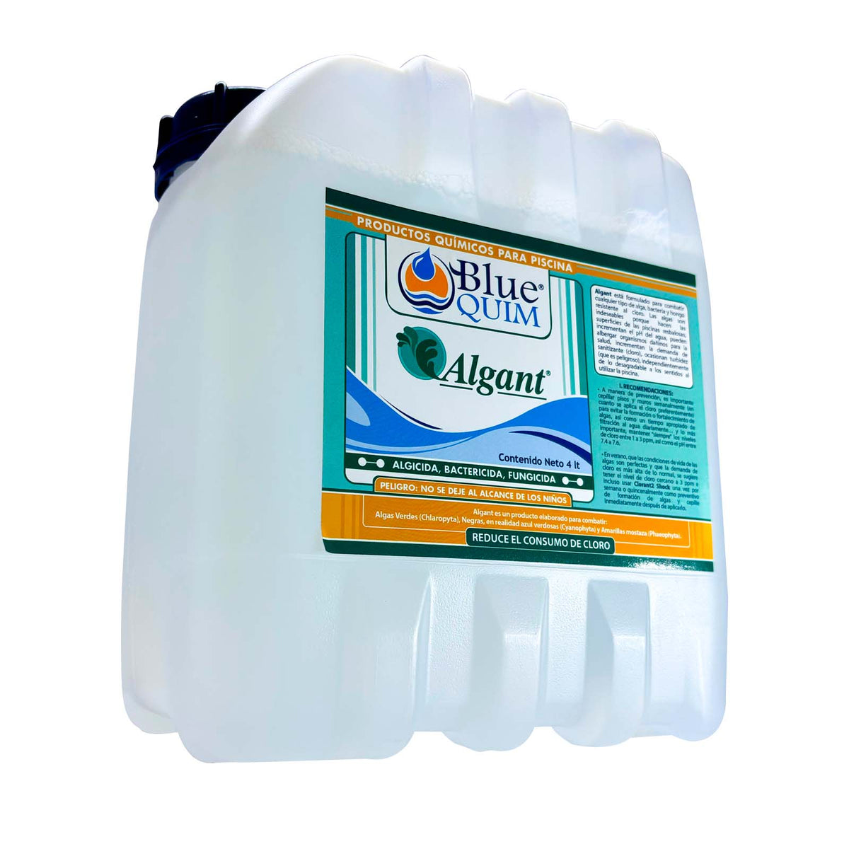 ALGUICIDA BLUE QUIM 4 LITROS