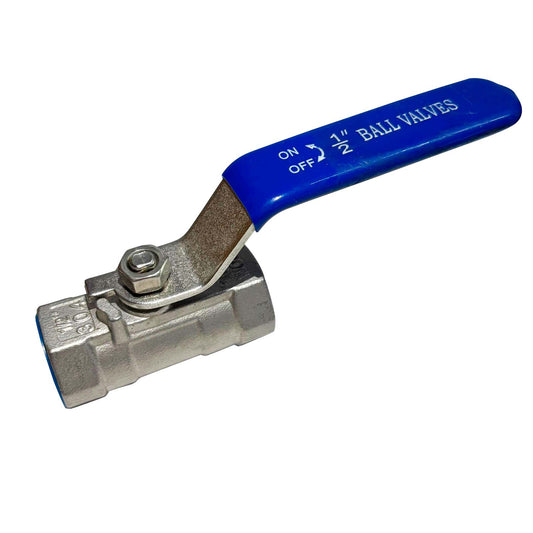 VALVULA ESFERA DE ACERO INOX 304 1/2"