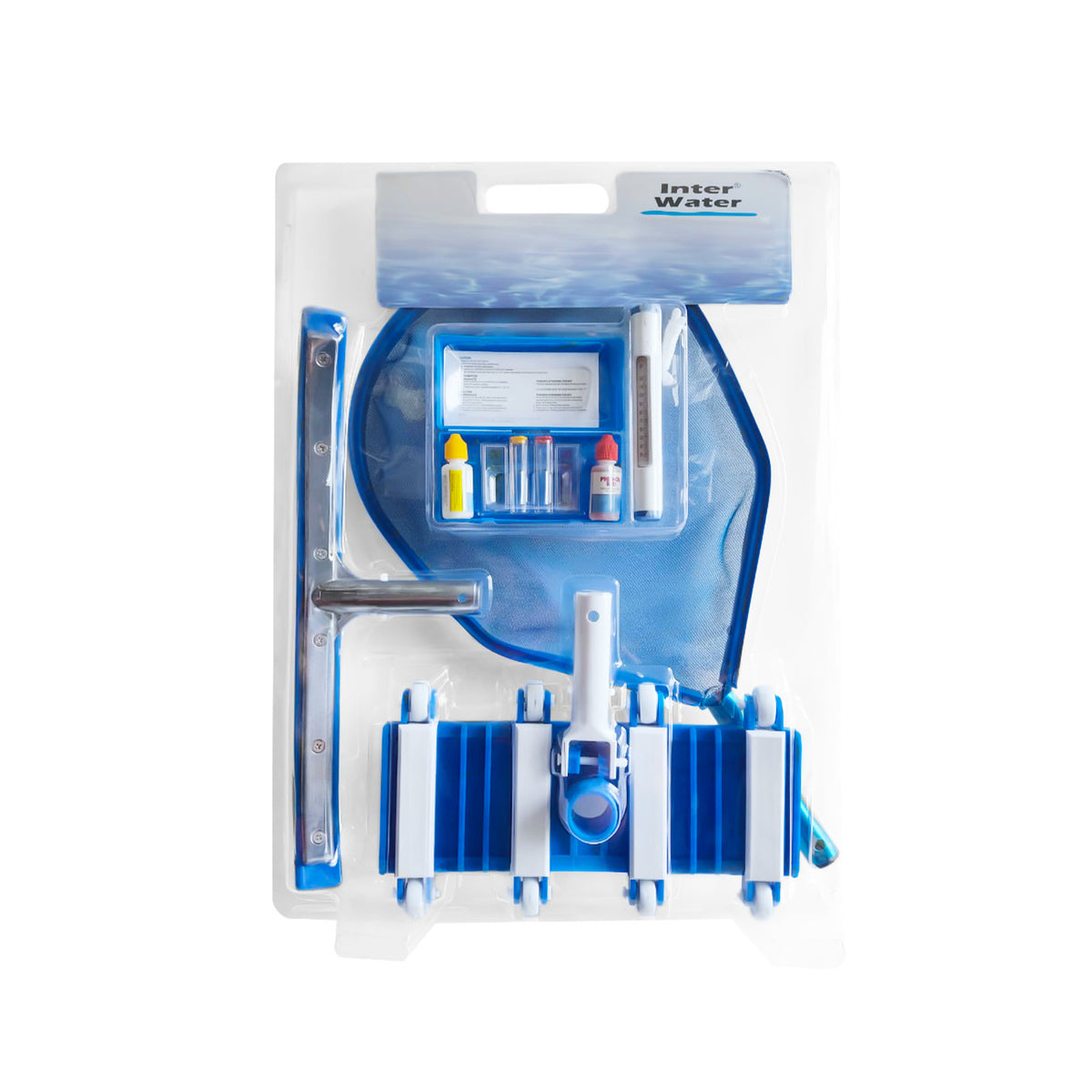 KIT DE MANTENIMIENTO INTERWATER ACCESORIOS DE LIMPIEZA P/ALBERCA