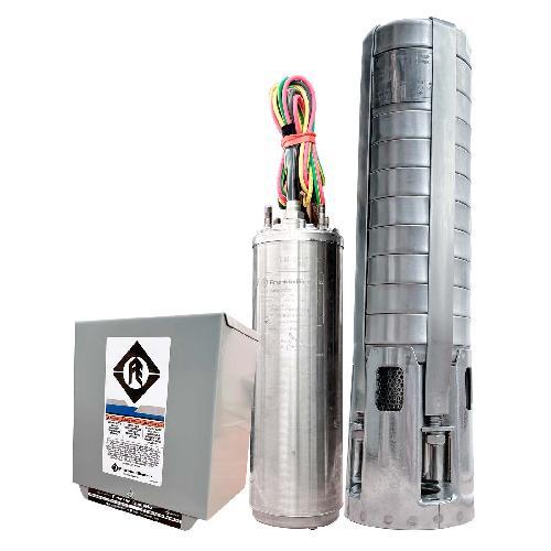 BOMBA SUMERGIBLE BARNES, MOTOR Y CAJA FRANKLIN 1.5HP 220V 1F DESC 2" 40GPM