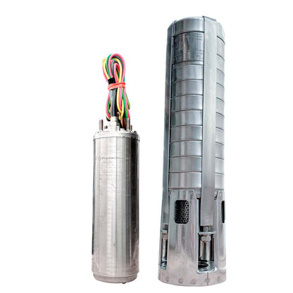 BOMBA SUMERGIBLE BARNES Y MOTOR FRANKLIN 3HP 220V 3F DESC 2" 40GPM
