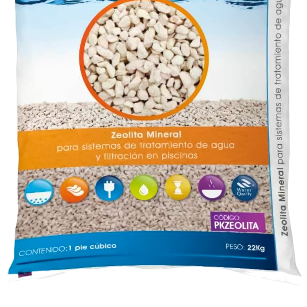 ZEOLITA MINERAL PURIKOR 22KG 1FT3