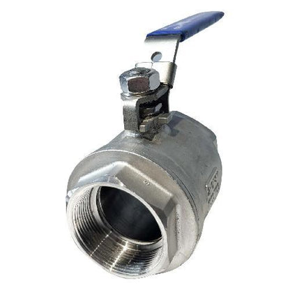 VALVULA ESFERA TECSOL 3" ACERO INOXIDABLE 220 PSI
