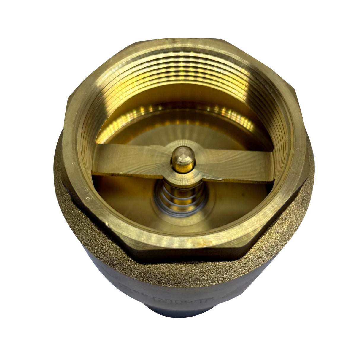 Valvula Pie Check Canastilla Desmontable Bronce Aquapak 2"