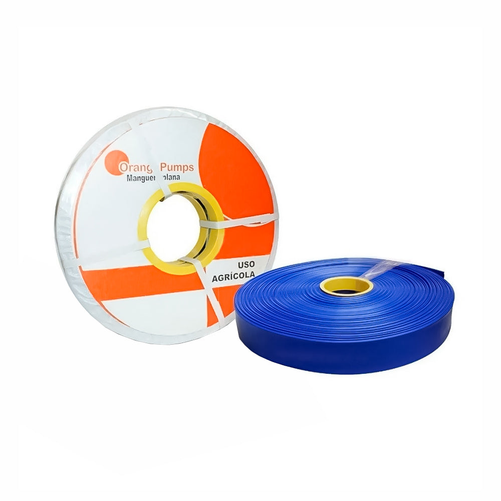 MANGUERA PLANA ORANGE PUMPS 2" 50 METROS