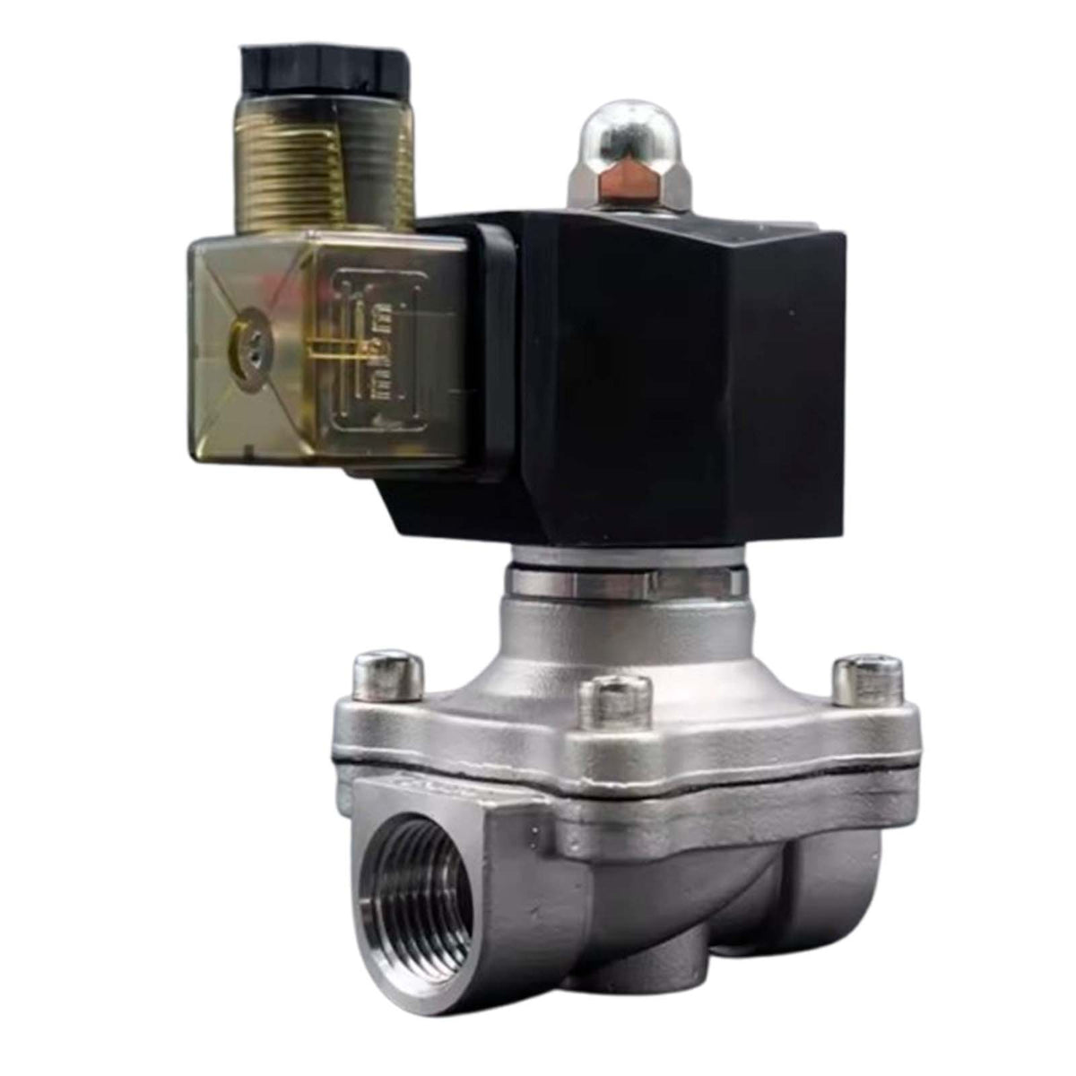 VALVULA SOLENOIDE ACERO INOXIDABLE CERRADA 3/4" 110V