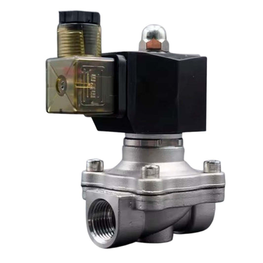 VALVULA SOLENOIDE ACERO INOXIDABLE CERRADA 3/4" 110V